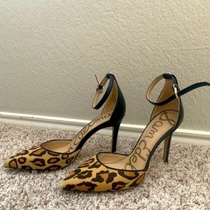 Sam Edelman leopard print heels